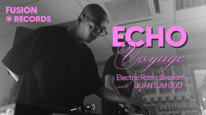 YouTube Thumbnail Design Creator for a DJ's Electric Session ed6979j