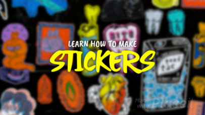 DIY Intro Video Maker for a Sticker Tutorial