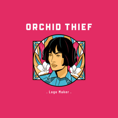 Illustrated Logo Maker for Artistic Clothing Brands 2955a