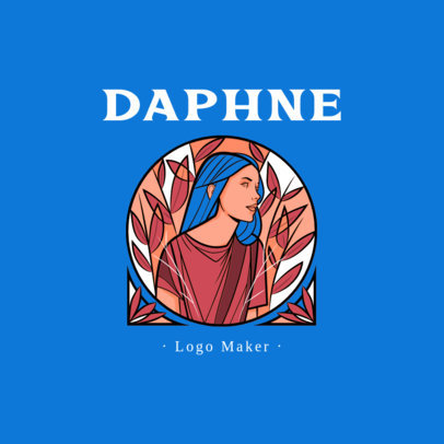 Clothing Brand Logo Template Featuring Colorful Illustrations 2955b