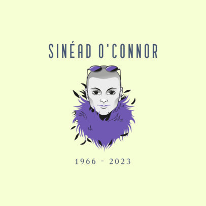 Online Logo Generator with a Graphic Inspired by Sinead O'Connor 2955g 6037