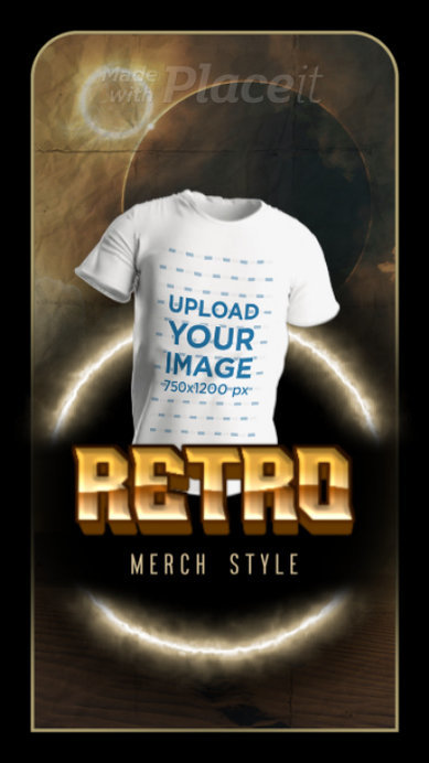 Dune-Inspired Video Featuring a 3D Round-Neck T-Shirt