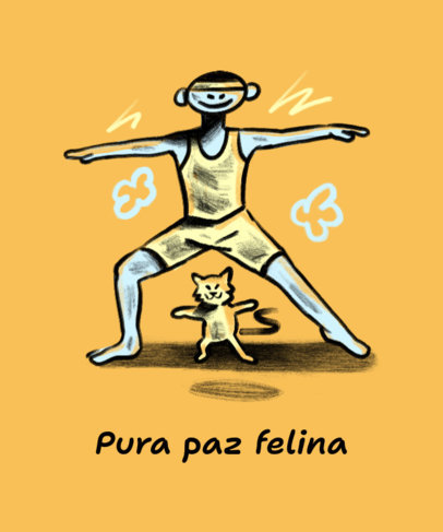 Tote Bag Design Template for Yoga and Pet Enthusiasts 