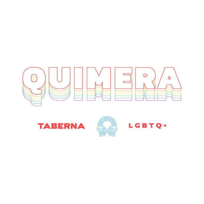 Online Logo Maker for an LGBT Tavern Featuring a Rainbow-Colored Text
