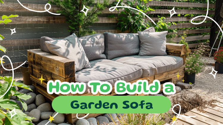 Placeit - YouTube Thumbnail Creator for a DIY Guide to Build a Garden Sofa