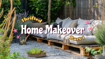 YouTube Thumbnail Maker for a Home Makeover Tutorial