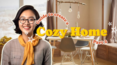 YouTube Thumbnail Creator for a Cozy Home Makeover Guide