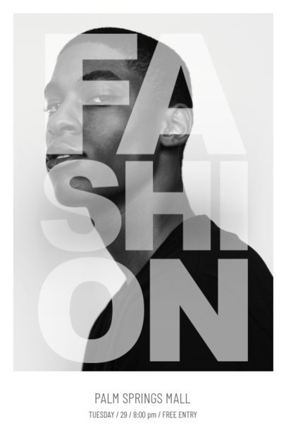 Online Flyer Maker for Men's Fashion 