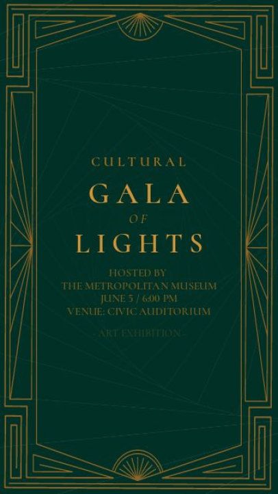 Instagram Story Video Maker for a Cultural Gala Night Event