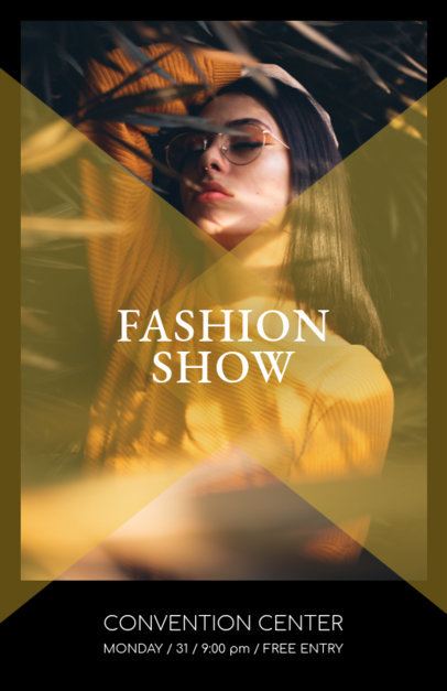 Promotional Online Flyer Maker for Fashion Shows 