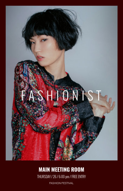 Modern Fashion Show Online Flyer Maker 