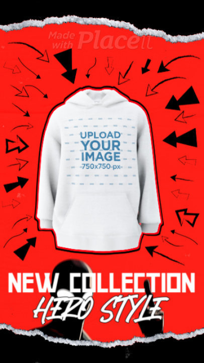 Pullover Hoodie Video Featuring a Promo Inspired by an Irreverent Superhero Theme 5644f 8400v