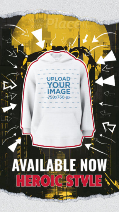 3D Pullover Hoodie Video Featuring a Theme Inspired by an Irreverent Superhero 5644g 8404v