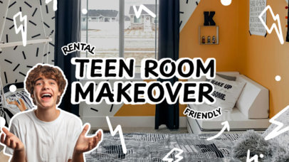 YouTube Thumbnail Creator for a Teenager's Room Makeover