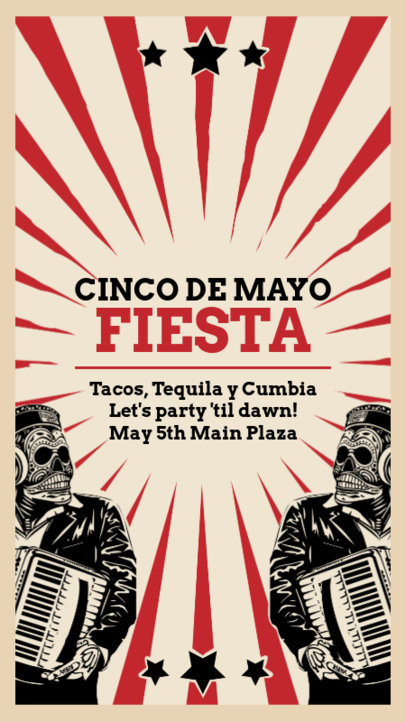 Instagram Story Creator Featuring Mexican Tradition Graphics for a 5 de Mayo Fiesta 5294l-6547