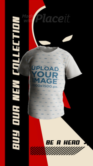 Sublimated T-Shirt Video With a Theme Inspired by an Irreverent Superhero