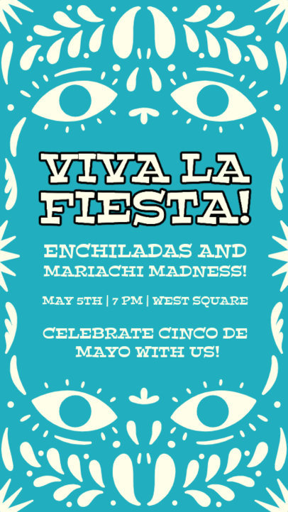 5 de Mayo Instagram Story Template to Announce a Party Event
