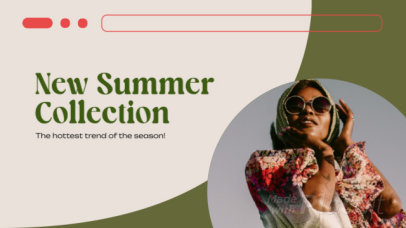 Intro Video Generator With an Editorial Style to Promote a New Summer Collection 8349