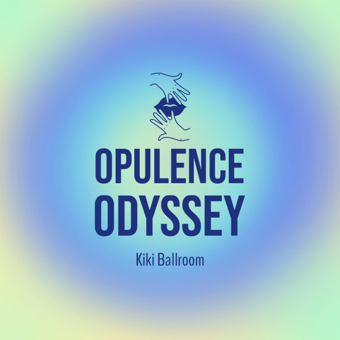 Logo Generator for a Kiki Ballroom Featuring a Gradient Background