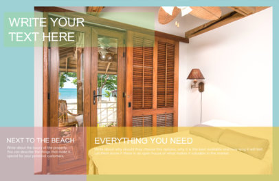 Online Flyer Maker for Beach Real Estate