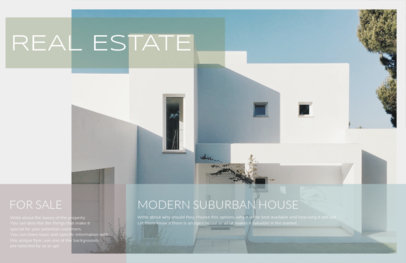 Online Real Estate Flyer Maker for Modern Houses