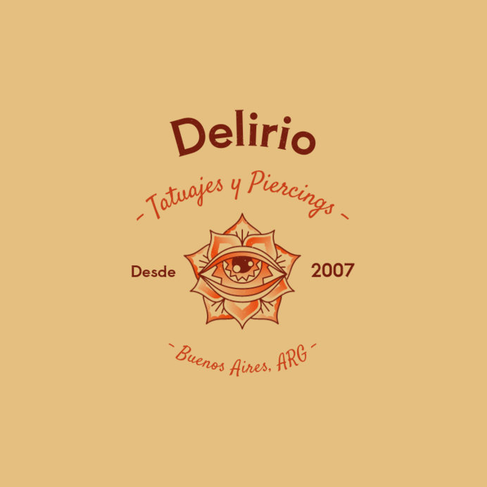 Logo Template for a Tattoo and Piercing Establishment With a Girly Theme