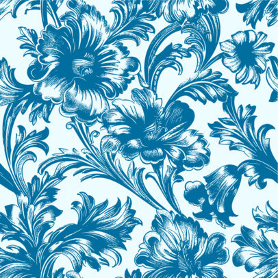 Print Pattern Template With a Historical Romance-Inspired Style