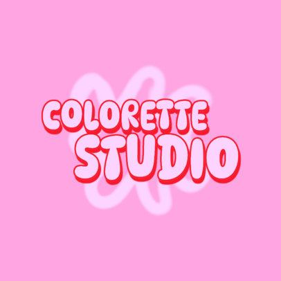 Beauty Logo Template for a Makeup Studio