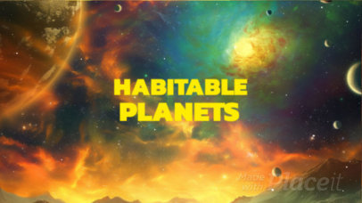 Colorful Intro Video Generator with Animated Text for National Space Day