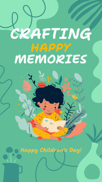 Powerful Instagram Story Generator With a Children's Day-Themed Message