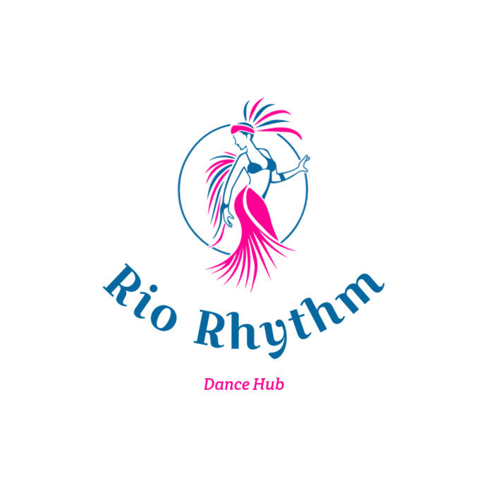 Online Logo Template for a Dance Hub Featuring a Carnival Dancer