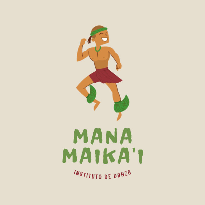 Logo Template for a Hawaiian Dance Academy