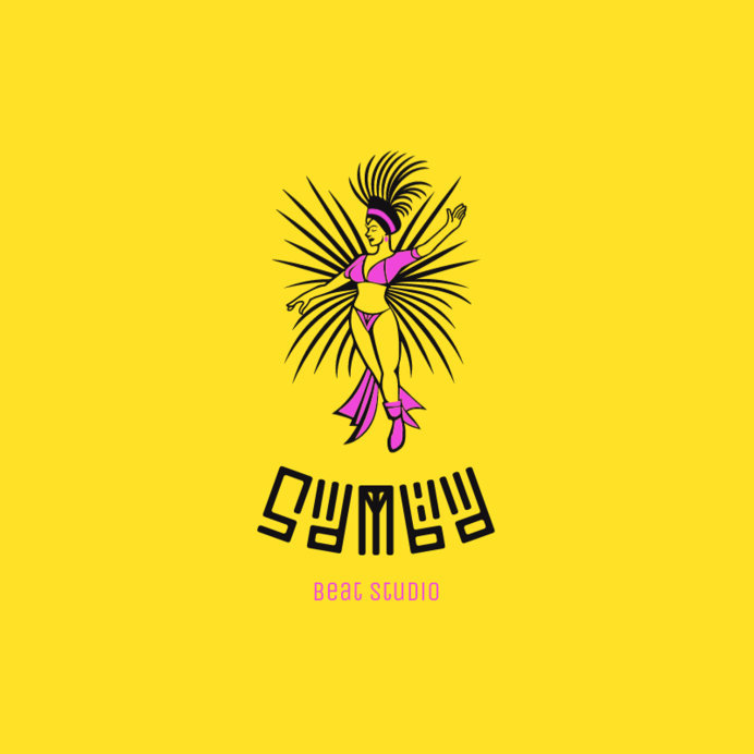 Logo Generator with a Carnival Dancer for a Samba Academy