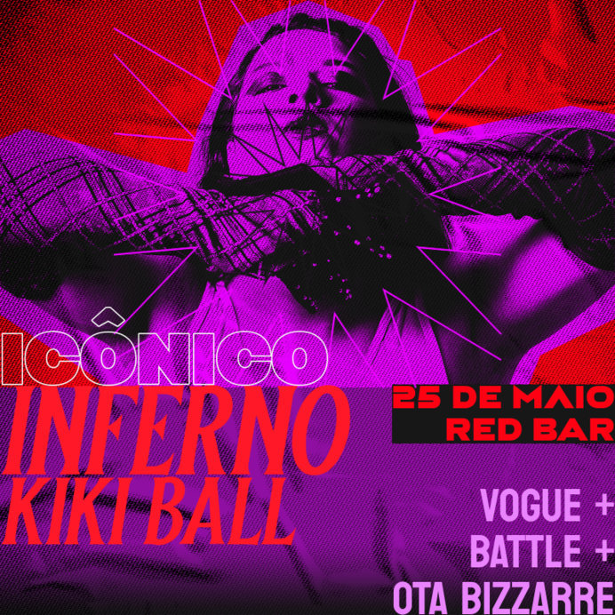 Instagram Post Template to Advertise a Kiki Ball Party with a Voguing Dance Battle