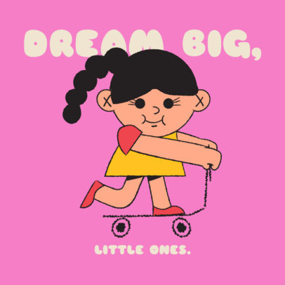 Dream Big Instagram Post Generator to Celebrate Children's Day 6597f