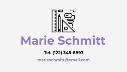 Business Card Maker for Civil Engineers with Design Icons