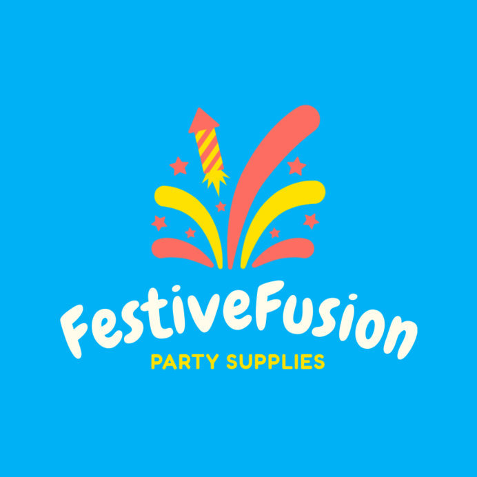 Placeit - Party Supplies Store Logo Generator with Colorful Festive ...