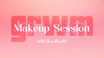 Intro Video Maker for a Beauty Makeup Session Routine 5045b 8376