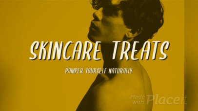 Intro Video Template for Beauty Vloggers With Skincare Treats