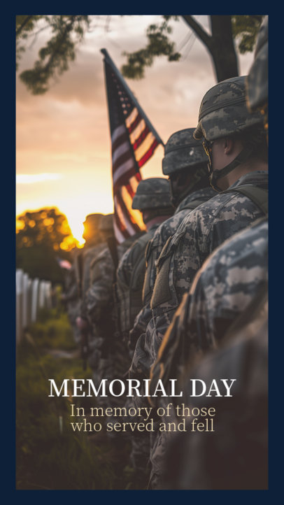 Instagram Story Generator with a Memorial Day-Themed Phrase  6604f