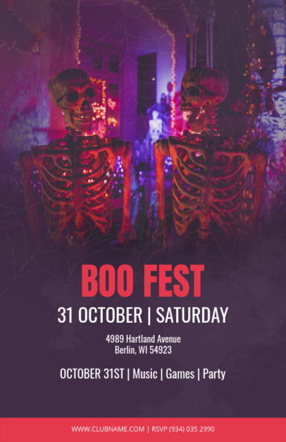 Online Flyer Maker for Halloween Parties 