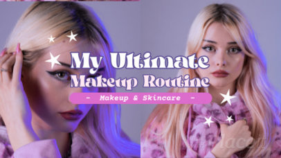 Intro Video Creator for a Makeup and Skincare Routine Vlog 7848d 8520