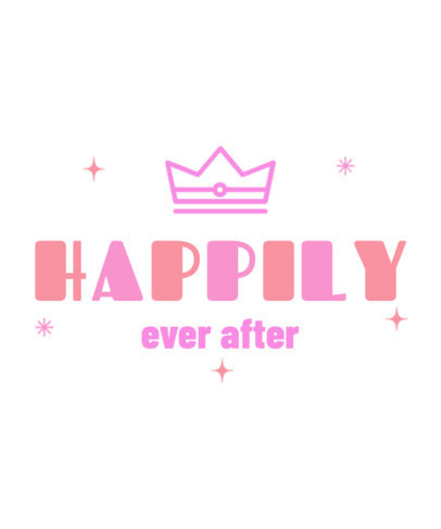 T-Shirt Design Creator Featuring a Crown and a Quote for a Bridal Shower