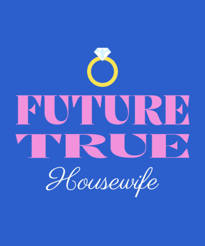 T-Shirt Design Maker With a Ring Graphic and a Real Housewives Theme 6618a