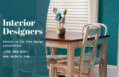 Interior Design Online Flyer Maker with Horizontal Layout