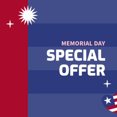 Special Offer Instagram Post Generator for Memorial Day