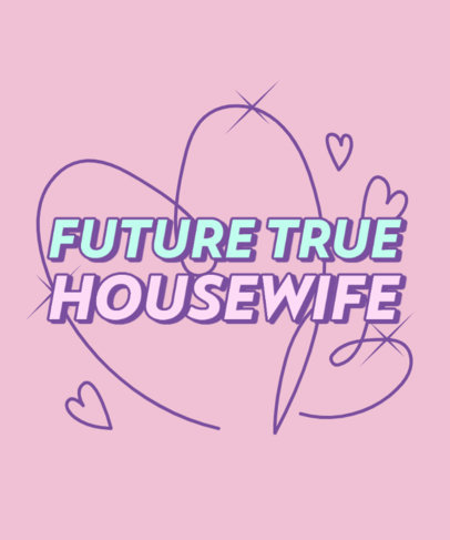 T-Shirt Design Maker Featuring a Theme Inspire by a Real Housewives Show