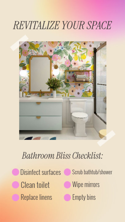 Instagram Story Creator for a Decluttering-Themed Influencer 6621c