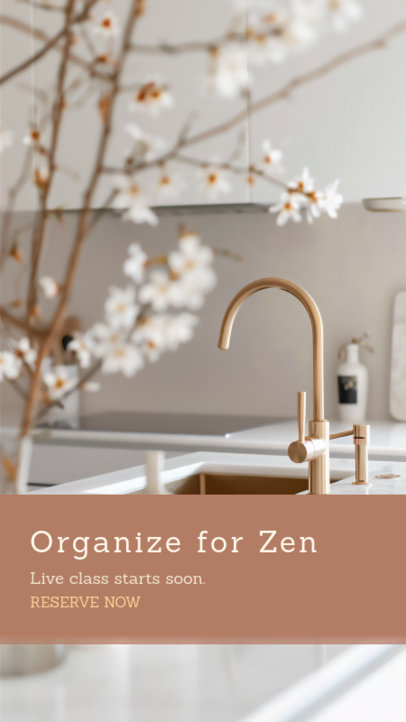 Instagram Story Template for an Organizing Masterclass 6620d