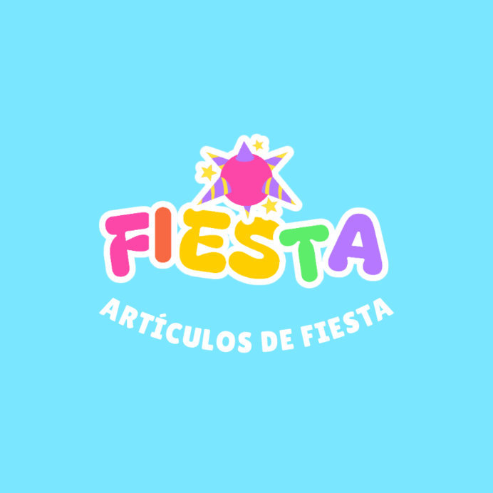 Placeit - Party Supplies Store Logo Maker with a Pinata Illustration